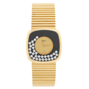 Chopard Happy Diamond 18k Yellow Gold Black Onyx