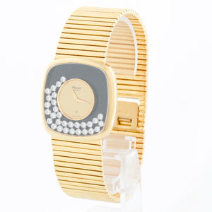 Chopard Happy Diamond 18k Yellow Gold Black Onyx