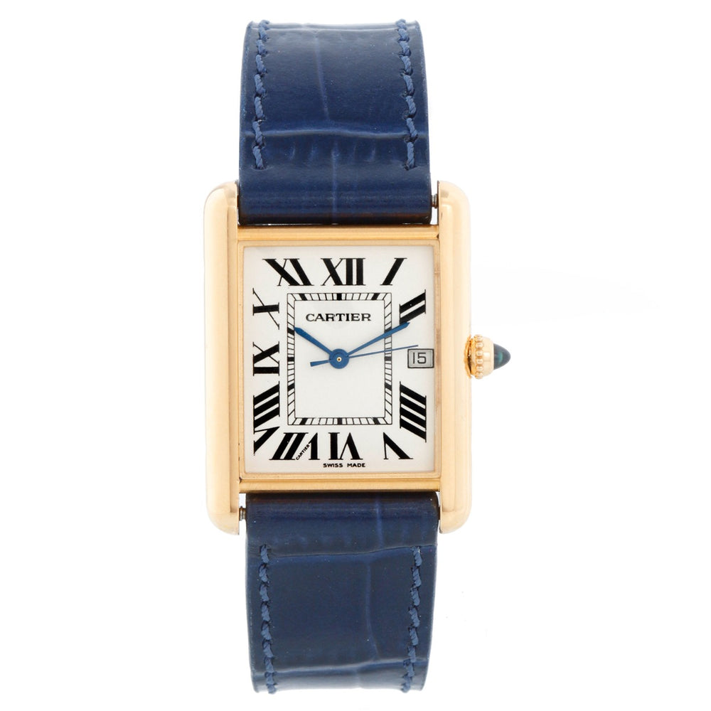 Cartier Tank Louis 18K Yellow Unisex Gold Watch W1529756 2441