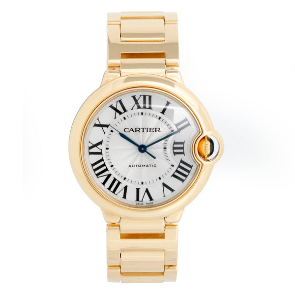 Cartier Ballon Bleu 36mm 18k Yellow Gold Watch W69003Z2