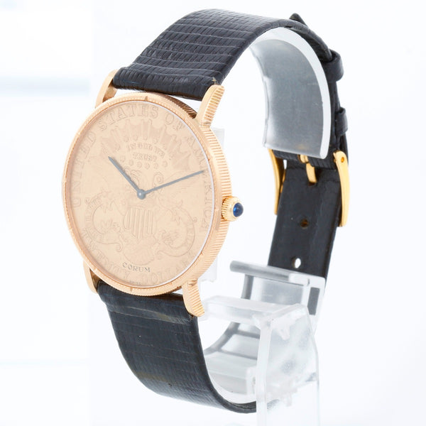 Corum $20 Liberty Double Eagle Gold Coin Men's 36mm Quartz Watch