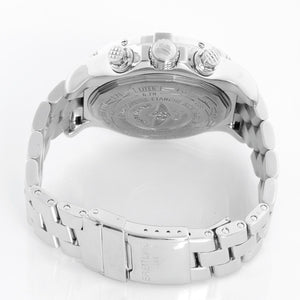 Breitling Avenger Black Dial Men's Chrono Stainless Steel Watch A13370