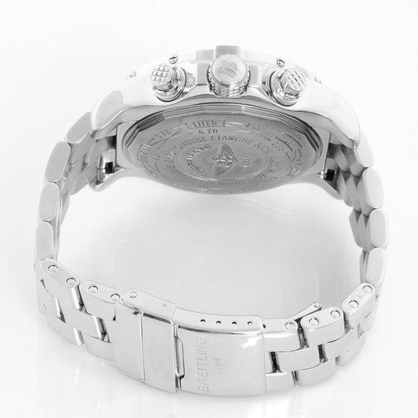 Breitling Avenger Black Dial Men's Chrono Stainless Steel Watch A13370