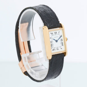 Vintage Cartier Tank 18K Yellow Gold Ladies  Watch