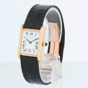 Vintage Cartier Tank 18K Yellow Gold Ladies  Watch