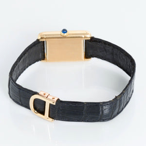 Vintage Cartier Tank 18K Yellow Gold Ladies  Watch