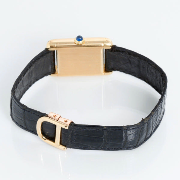 Vintage Cartier Tank 18K Yellow Gold Ladies  Watch