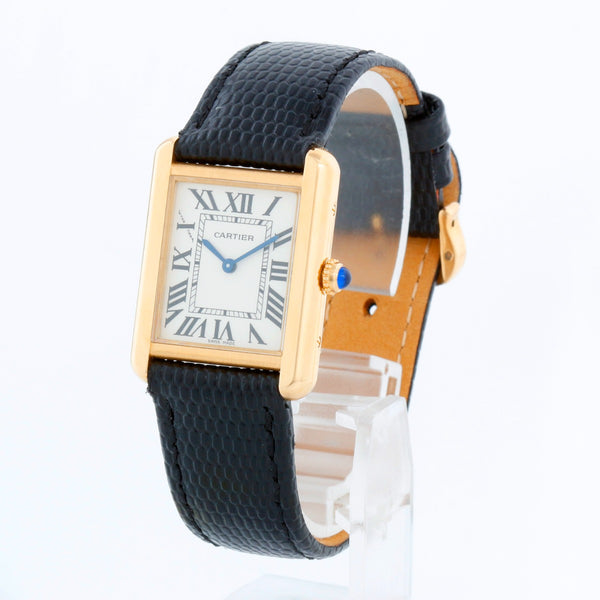 Cartier Tank Solo 18K Yellow Gold Men's Watch W5200002 3168