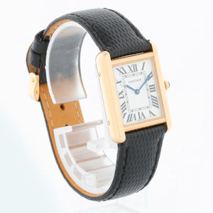 Cartier Tank Solo 18K Yellow Gold Men's Watch W5200002 3168