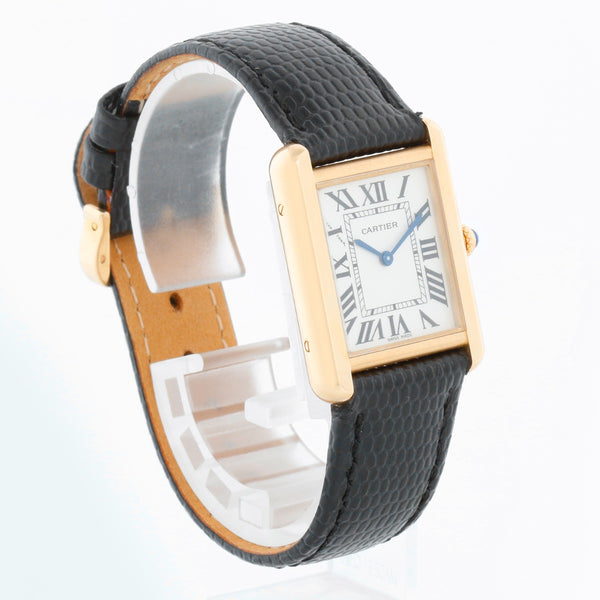 Cartier Tank Solo 18K Yellow Gold Men's Watch W5200002 3168