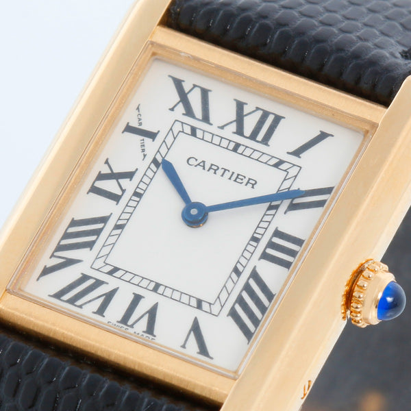 Cartier Tank Solo 18K Yellow Gold Men's Watch W5200002 3168