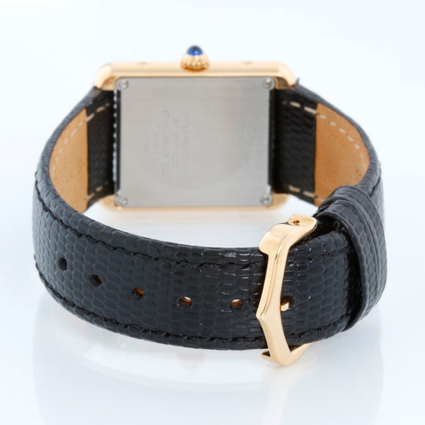 Cartier Tank Solo 18K Yellow Gold Men's Watch W5200002 3168