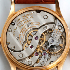 Patek Philippe Ref 96 With Rare Pink Dial Calatrava 18k Rose Gold Men's Watch