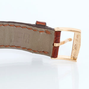 Patek Philippe Ref 96 With Rare Pink Dial Calatrava 18k Rose Gold Men's Watch