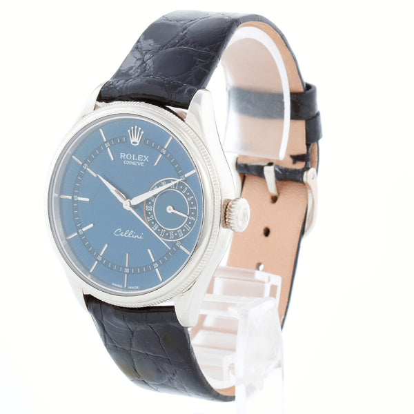 Rolex Cellini White Gold Mens Dress Watch Ref 50519