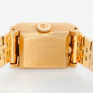 Vintage 18k Yellow Gold Ladies Square Rolex ref 9251