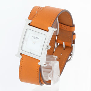 Hermes Stainless Steel Heure H Ladies Watch HH1.510