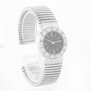 Bulgari Tubogas Ladies Stainless Steel Quartz Watch BB 26 2TS