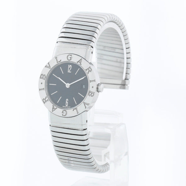 Bulgari Tubogas Ladies Stainless Steel Quartz Watch BB 26 2TS