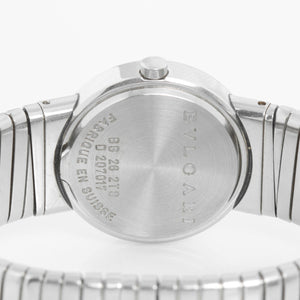 Bulgari Tubogas Ladies Stainless Steel Quartz Watch BB 26 2TS