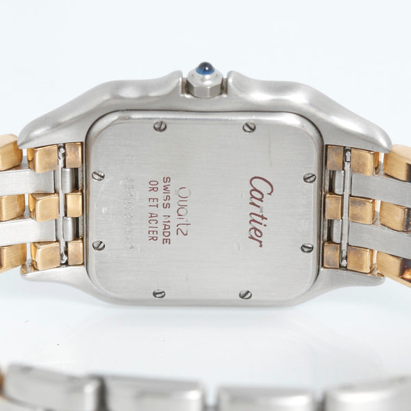 Cartier 3-Row Panther 2-Tone Steel & Gold Jumbo  Watch W25027B8