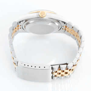 Rolex Datejust Men's 2-Tone Watch  Blue Vignette Dial 16233