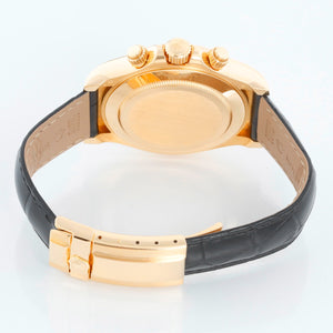 Rolex Cosmograph Blue Racing Daytona Men's 18k Yellow Gold Watch 116518