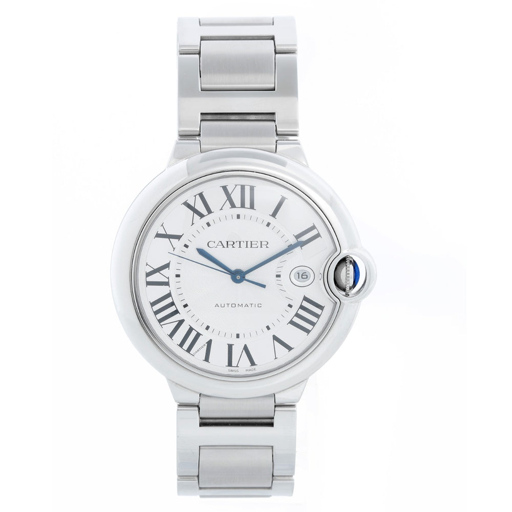 Cartier Ballon Bleu 42mm Stainless Steel Automatic Watch W69012Z4 3001