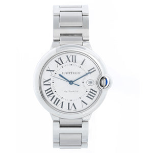Cartier Ballon Bleu 42mm Stainless Steel Automatic Watch W69012Z4 3001