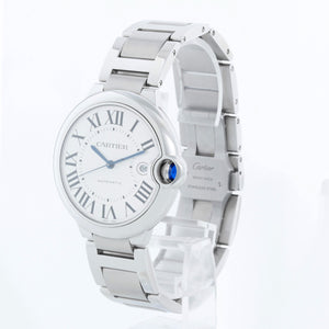 Cartier Ballon Bleu 42mm Stainless Steel Automatic Watch W69012Z4 3001