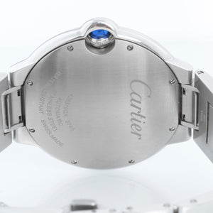 Cartier Ballon Bleu 42mm Stainless Steel Automatic Watch W69012Z4 3001