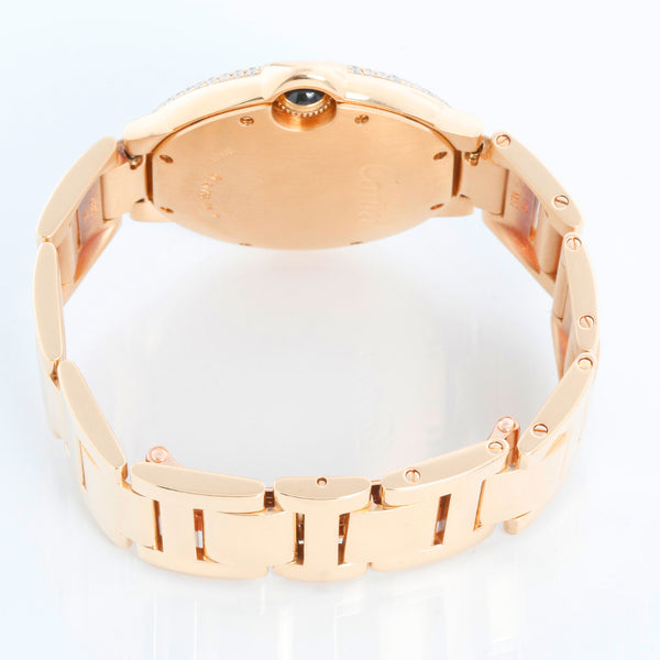 Cartier Ballon Bleu Gold Unisex Midsize Diamond  WE9004Z3