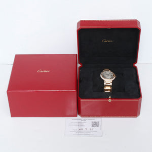 Cartier Ballon Bleu Gold Unisex Midsize Diamond  WE9004Z3