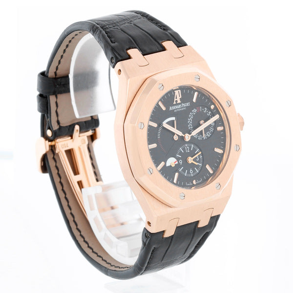 Audemars Piguet Royal Oak Dual Time Rose Gold Mens Watch 26120OR.00.D002CR.01