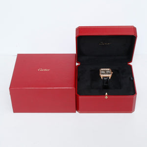 Cartier Santos Dumont Quartz 18k Rose  Gold WJSA0016 4241