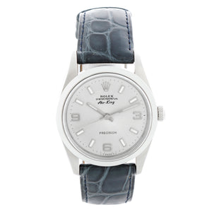 Men's Rolex Air-King Stainless Steel  Watch 14000 Silver Dial