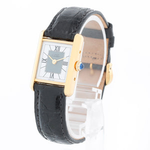 Must de Cartier Tank Vermeil Plaque Quartz Ladies Watch