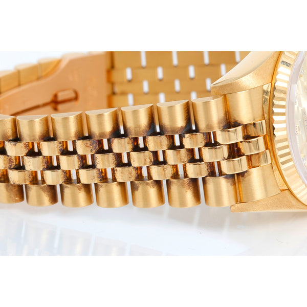 Ultra Rare Collectors Piece Rolex Datejust Men's 18k Chevrolet Diamond Jubilee Watch 16018