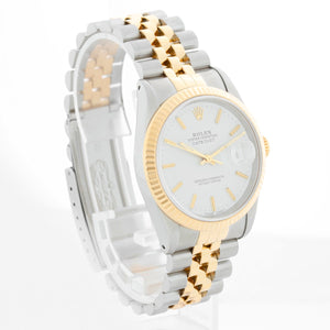 Rolex Datejust Men's 2-Tone Watch 16233 White Dial