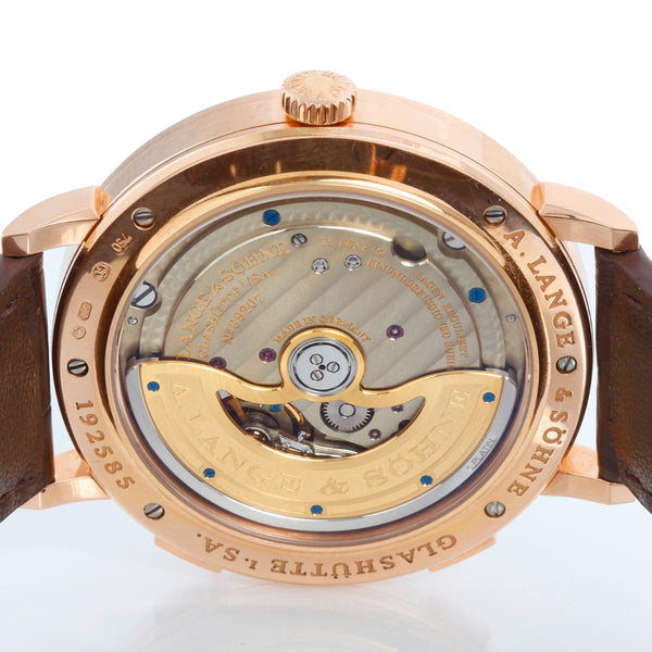 A. Lange & Söhne Saxonia Dual Time Rose Gold  Watch 385.032