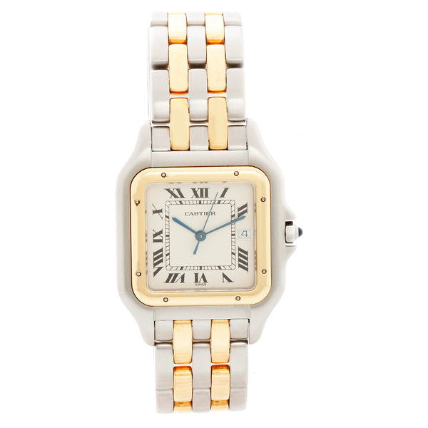 Cartier Panther Jumbo 2-Tone 2-Row Steel & Gold Watch W25028B8