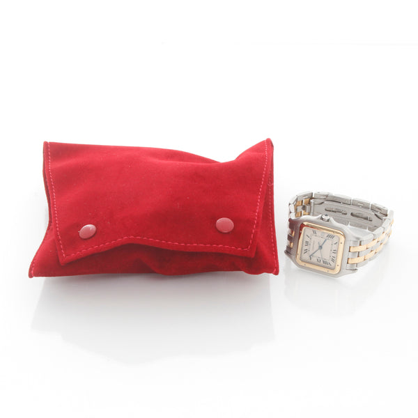 Cartier Panther Jumbo 2-Tone 2-Row Steel & Gold Watch W25028B8