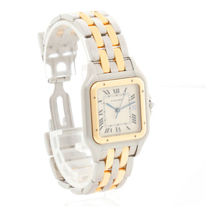 Cartier Panther Jumbo 2-Tone 2-Row Steel & Gold Watch W25028B8