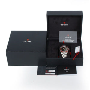 Tudor Black Bay Burgundy Men's Stainless Steel Watch 7941A1A0RU