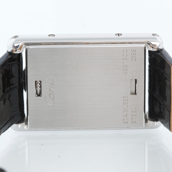 Cartier Tank Basculante Watch Ref 2386 Ladies