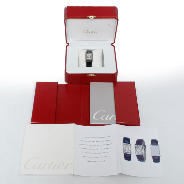 Cartier Tank Basculante Watch Ref 2386 Ladies