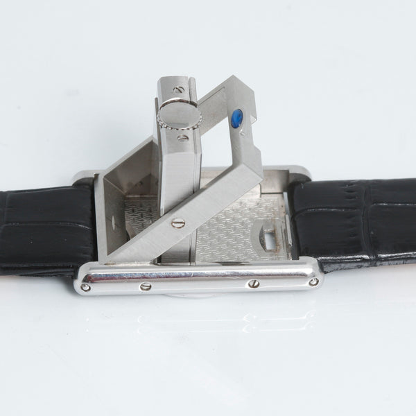 Cartier Tank Basculante Watch Ref 2386 Ladies