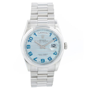 Rolex President - Model 118206 Glacier Blue Dial Day-Date