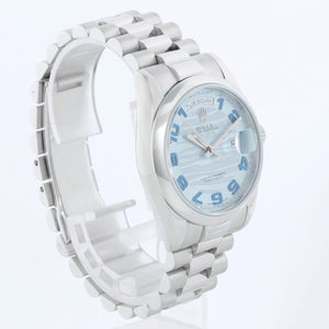 Rolex President - Model 118206 Glacier Blue Dial Day-Date
