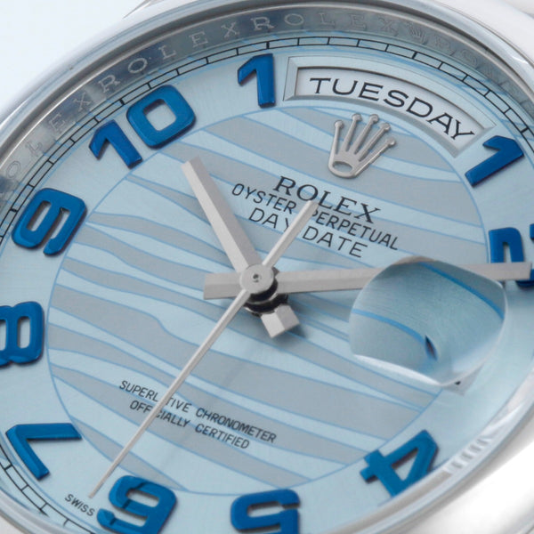 Rolex President - Model 118206 Glacier Blue Dial Day-Date
